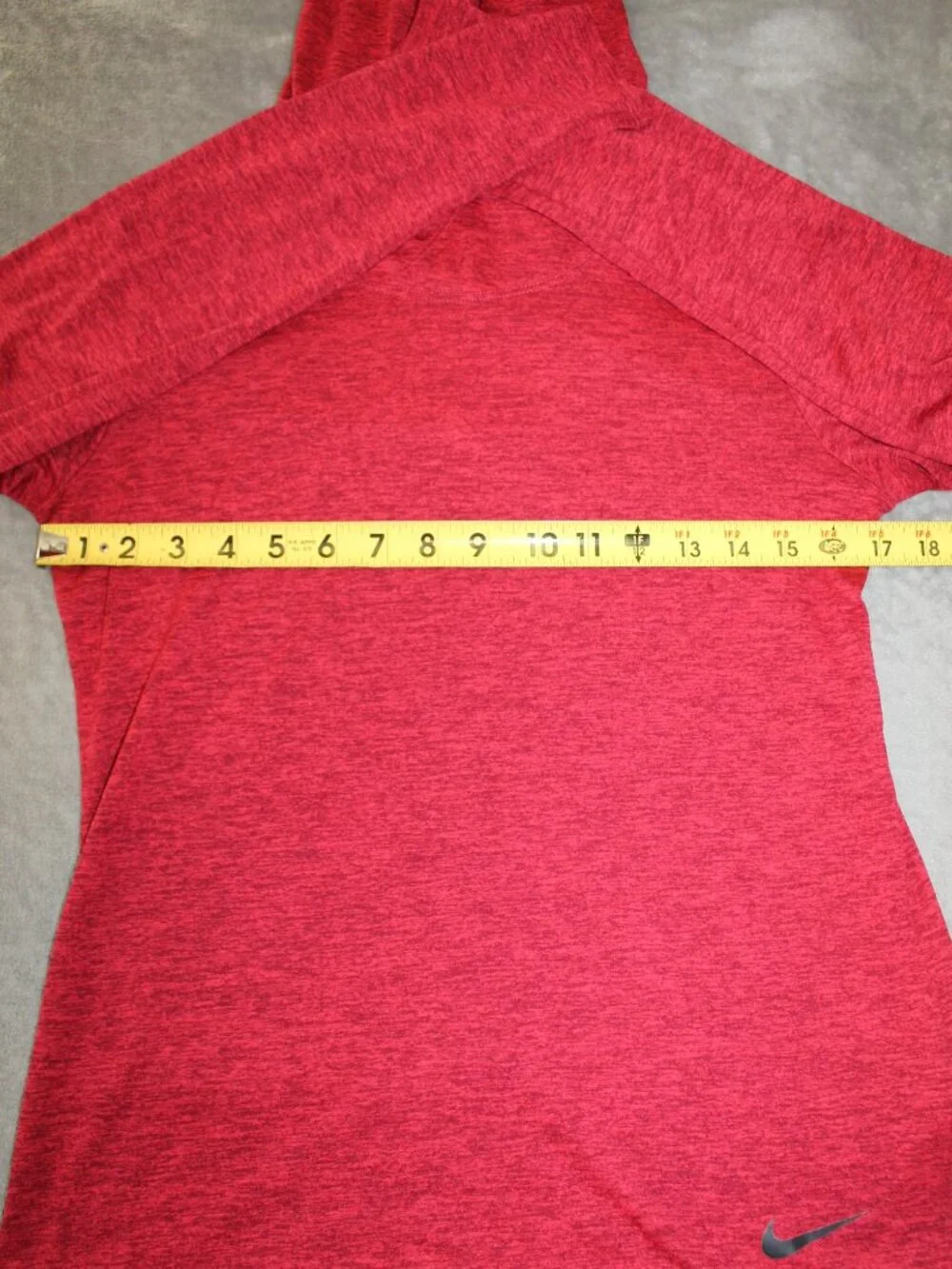 Nike Womens Red Dri-Fit Legend Long Sleeve Training/Running Hoodie Size S